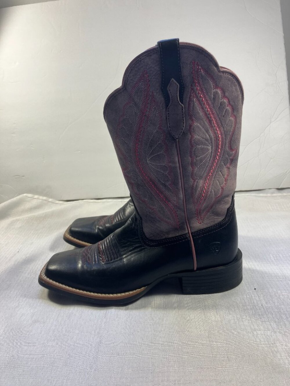 LIKE NEW! Worn Once! Ariat Women's Primetime Boots, Dark Java/Petal Pink, Size 7 - Picture 13 of 14